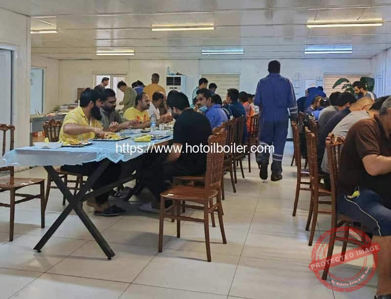 Thermal-Fluid-Oil-Heater-Installation-Restarant-for-Iraq-Customer